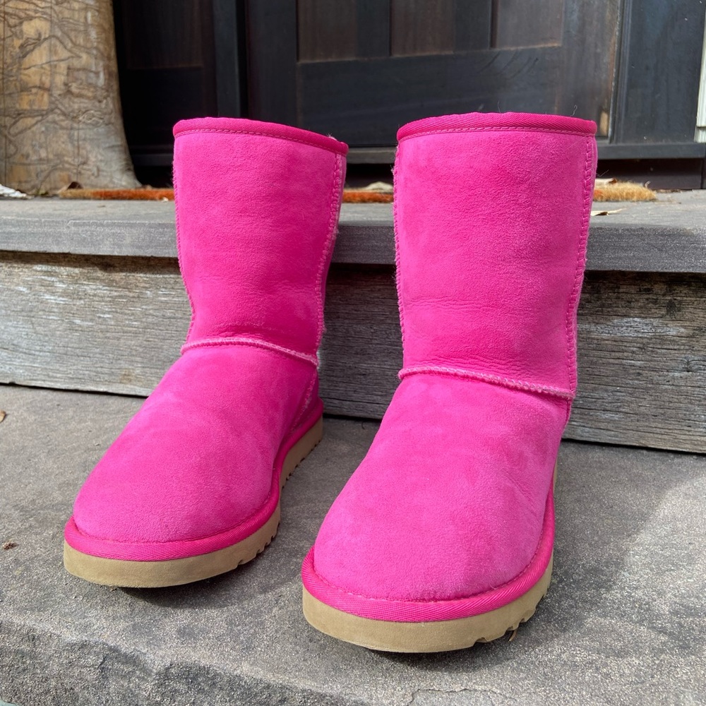 Pink UGG Boots - Picture 3 of 8